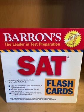 Barron's SAT Flash Cards